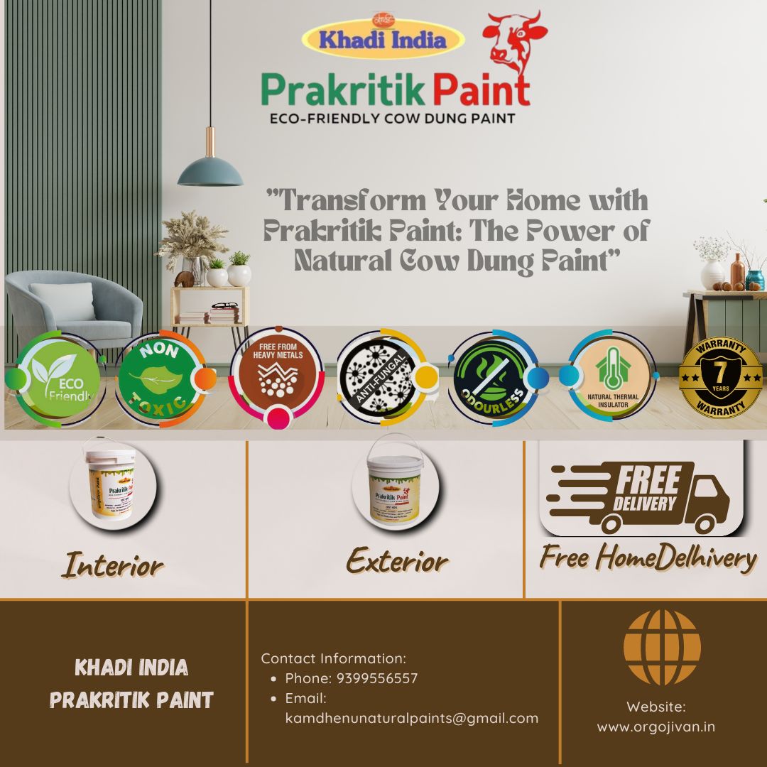 "Transform Your Living Space: The Benefits of Using Cow Dung Paint"